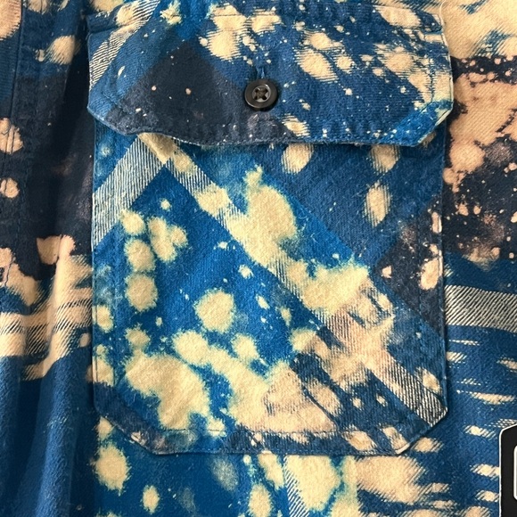 Angry Minnow Men's Acid Washed Hamm's Beer Cotton Flannel Shirt XXL NWT - Picture 8 of 8